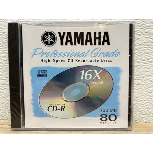 Media | Yamaha Pro Grade Multispeed Cdr Recordable Disc 70mb 80 Minutes ...
